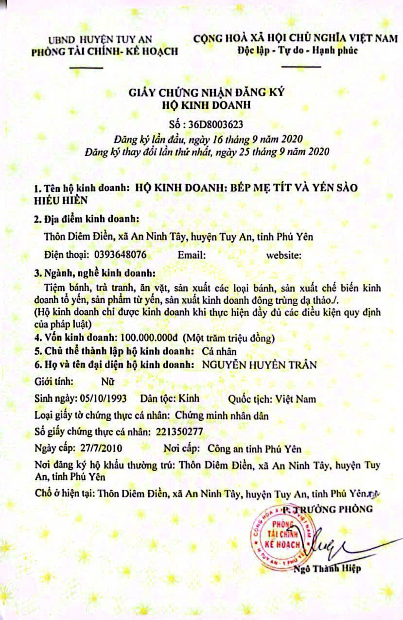 Tư vấn chọn yến 2