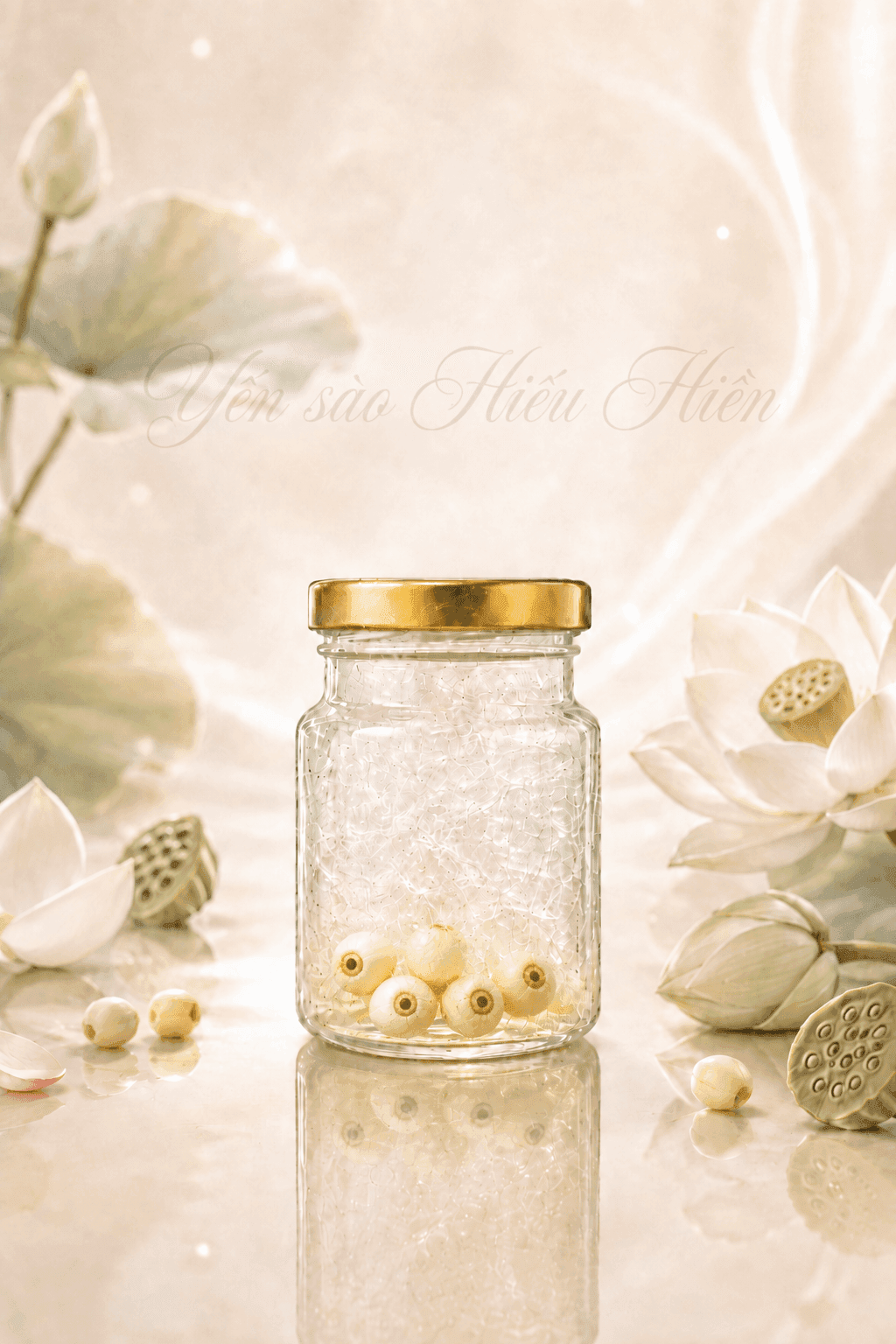 Yến chưng tươi hạt sen